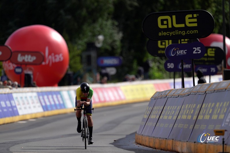 2024 UEC Road European Championships - Limburg - Flanders - Men Junior Individual Time Trial 31,2 km - 11/09/2024 -  - photo Luca Bettini/SprintCyclingAgency?2024